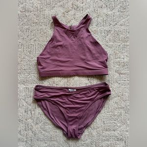 Andie high-neck swimsuit